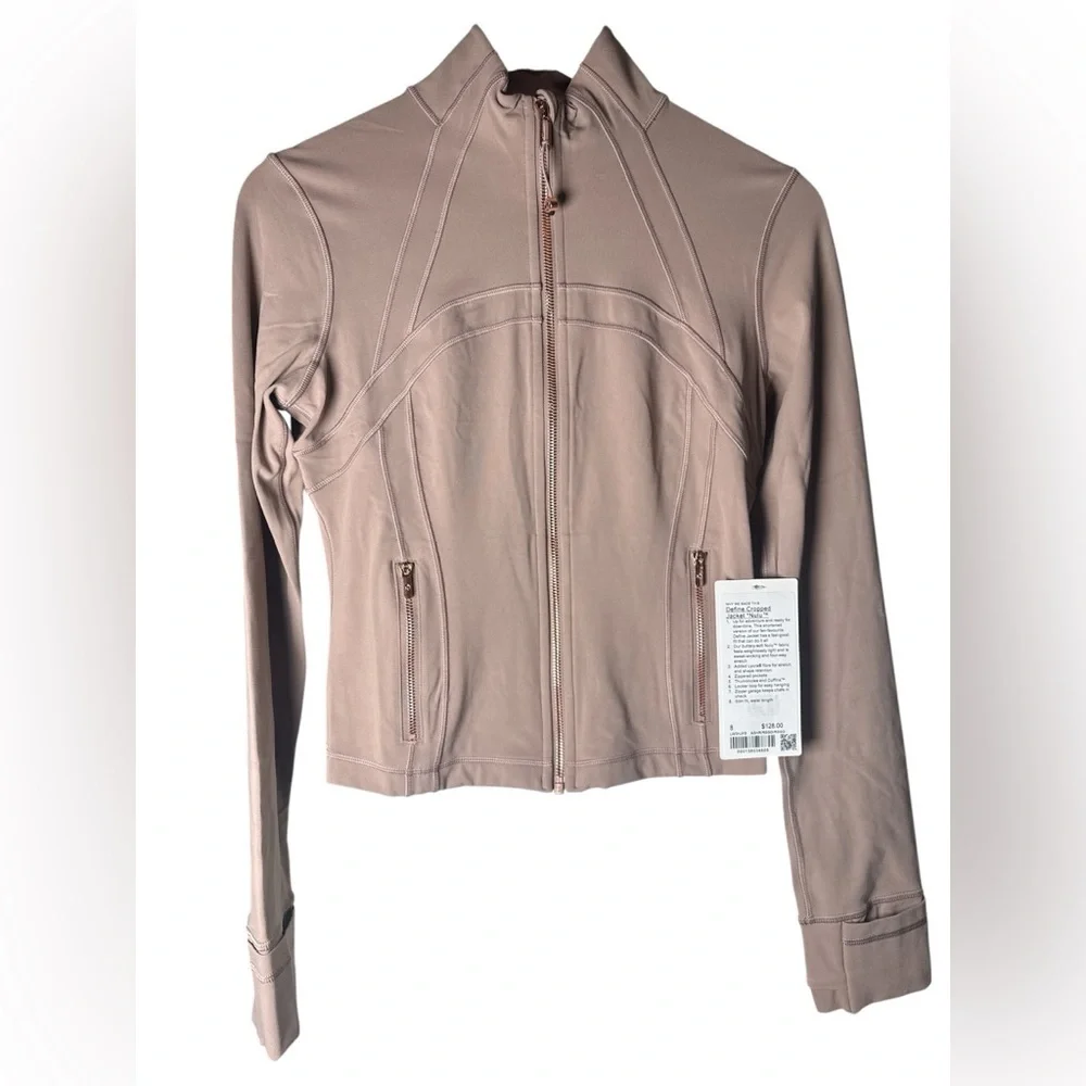 ✨ Lululemon NWT Size 8 Nulu Cropped Define Jacket Ashton Rose ✨